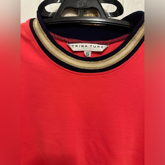 NWOT Trina Turk Women's Puff Sleeve Top - Picture 4 of 5